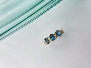 Linna Blue Topaz Ring