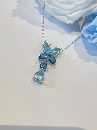 Greta Blue Topaz Pendant